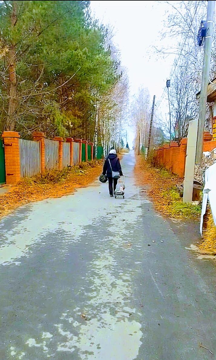 Опять подружке гостинцы повезла)