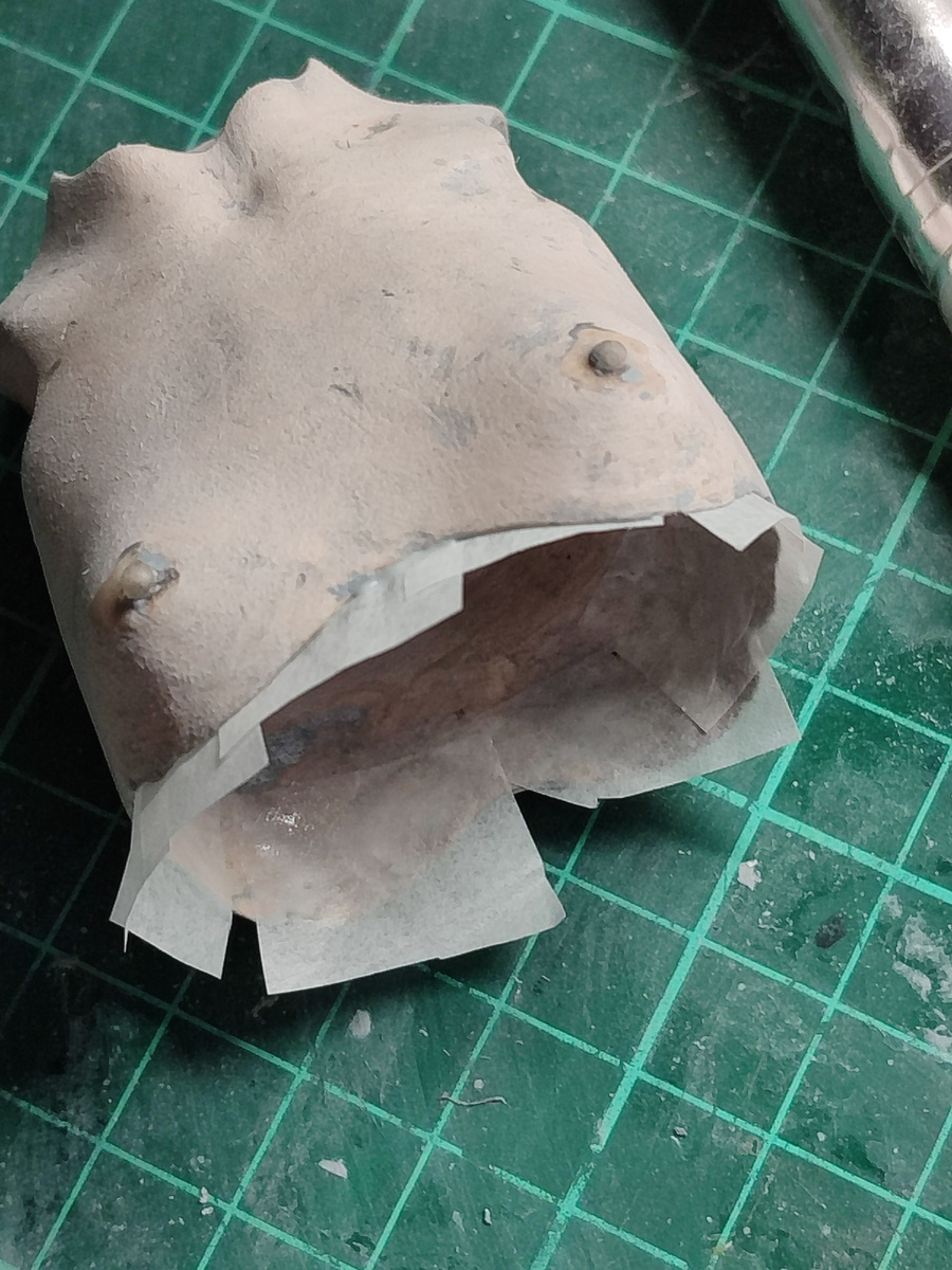 армирование края. 