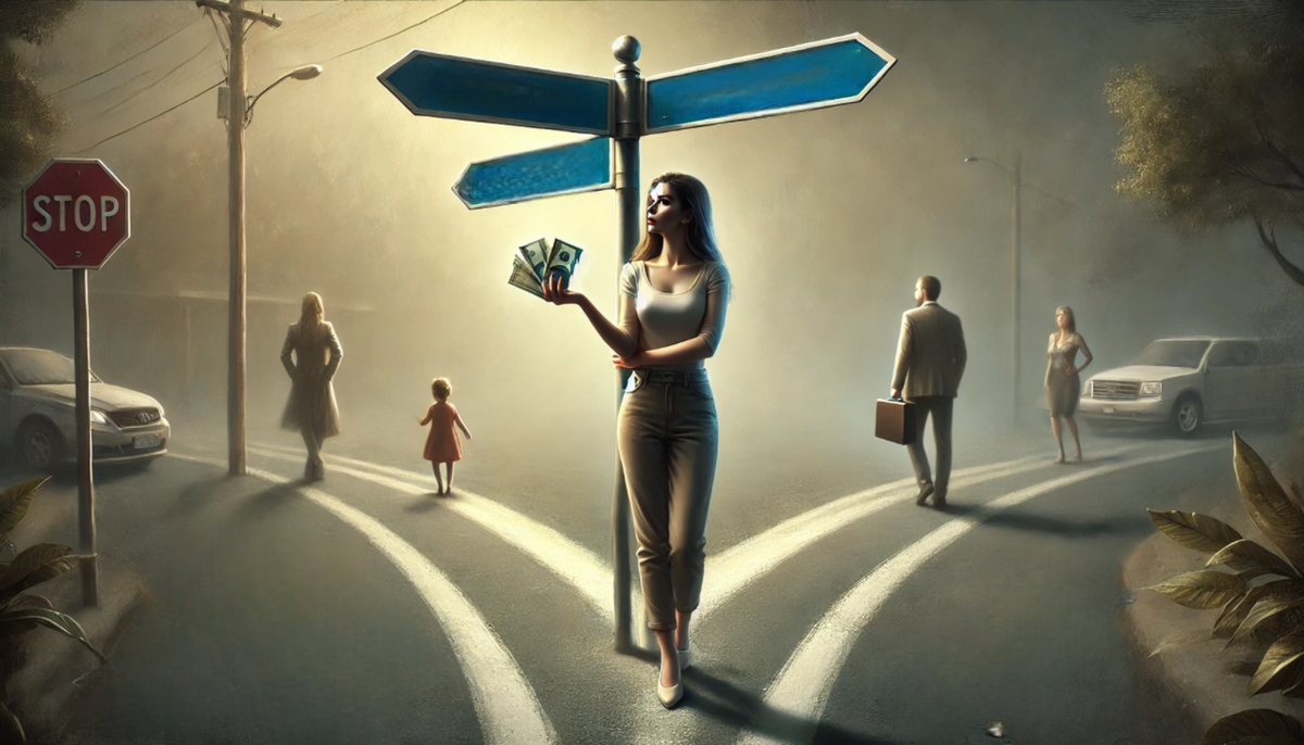 На лево пойдешь - замуж выйдешь, на право пойдешь - богатой будешь