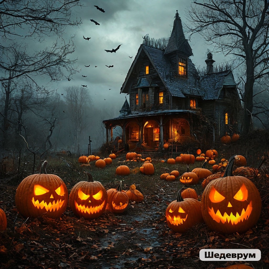 Таким видит Хэллоуин ИИ