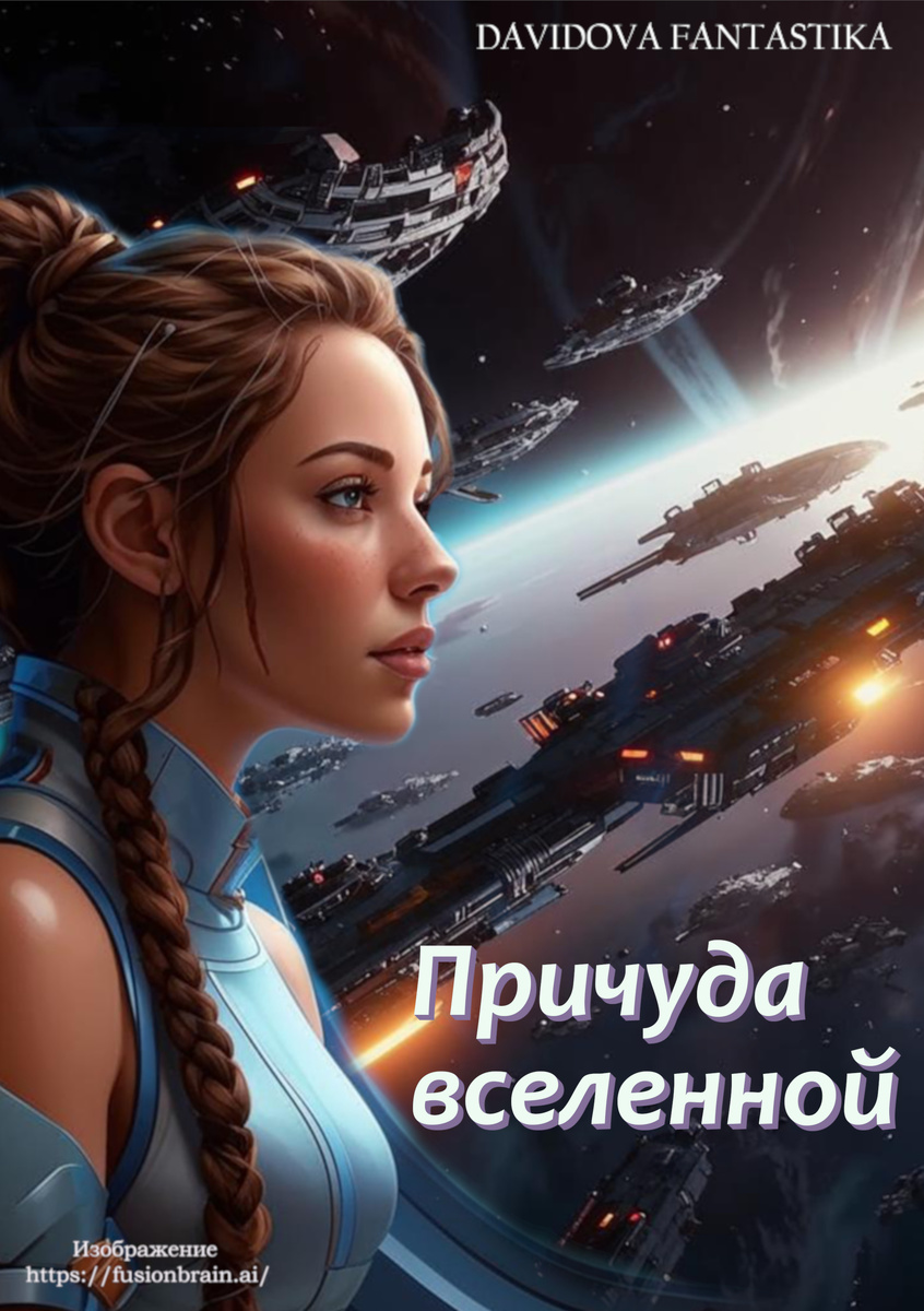 Причуда вселенной. Давыдова. Фантастика. Изображение: https://fusionbrain.ai