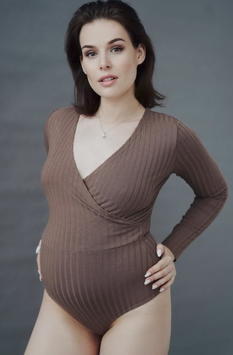 Фотография беременной Ольги, матери Димы