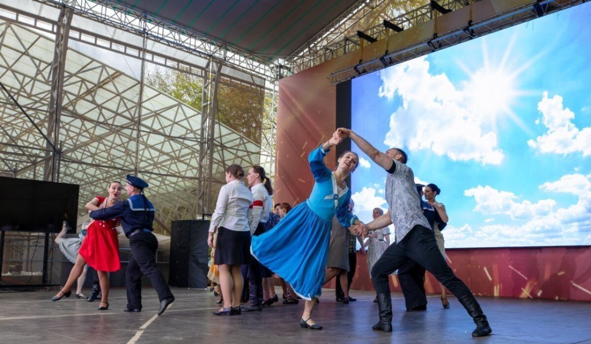     Концерт в Музее «Г.О.Р.А.». Источник: victorymuseum.ru Автор фото: Пресс-служба Музея Победы