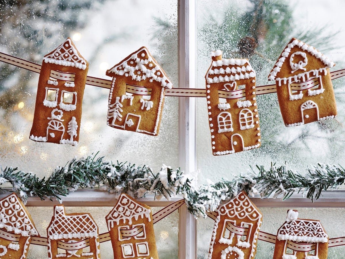 Рождественская деревня из имбирных пряников