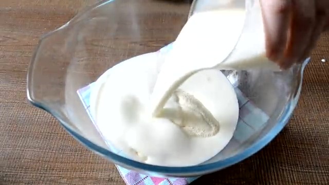 Манник на кефире .Манник Зебра.Фото Коллекция Рецептов от Милки.