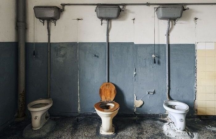 Постапокалиптичный общественный туалет “Возвращение к истокам”