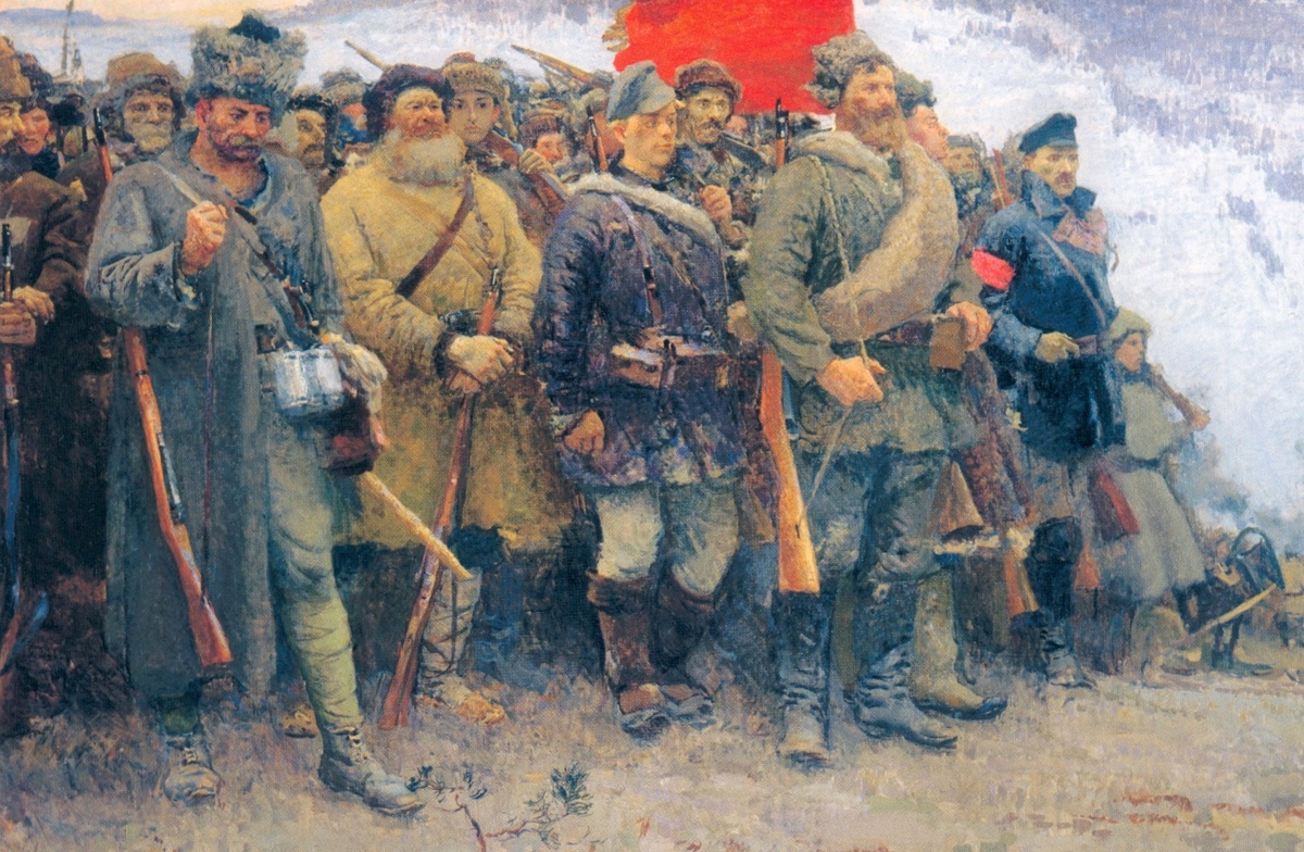 За власть Советов, худ. С.Герасимов