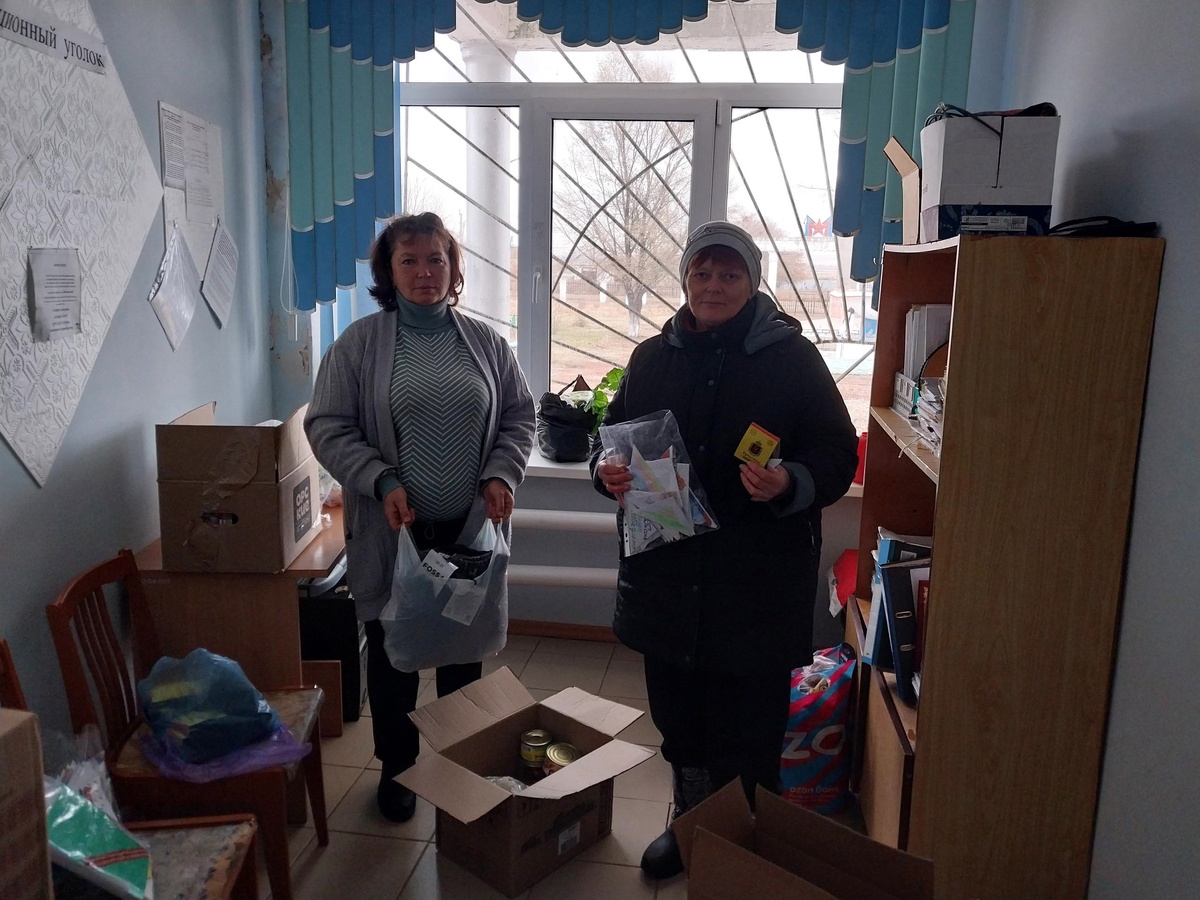    Жители Кваркенского района приняли участие в акции «Посылка солдату» Кристина Просвиркина