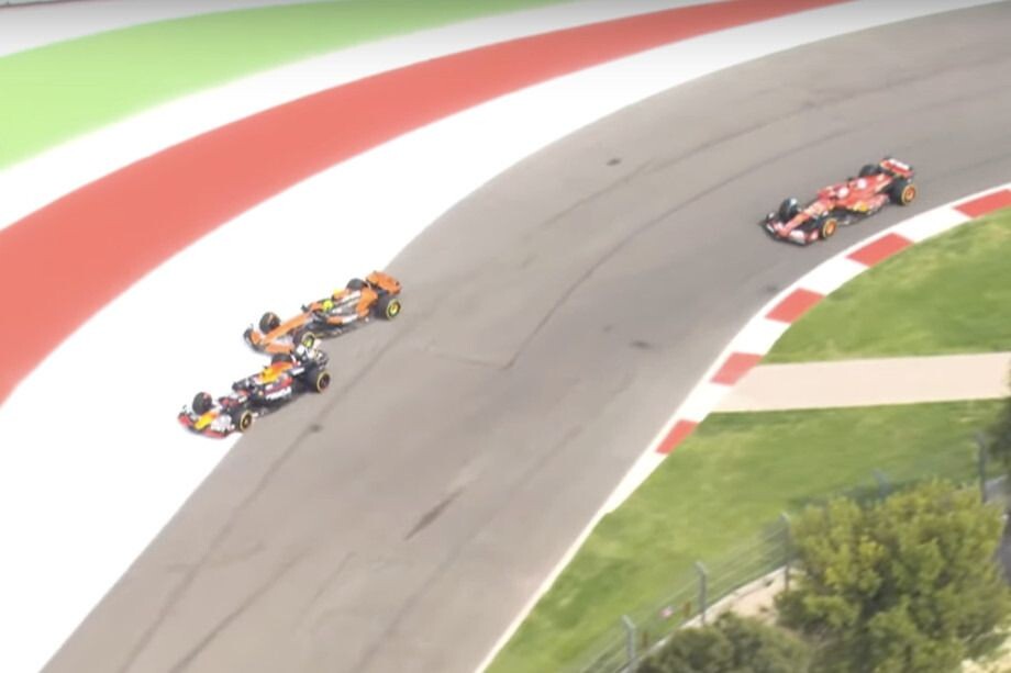 Ферстаппен опять вывозит Норриса с трассы