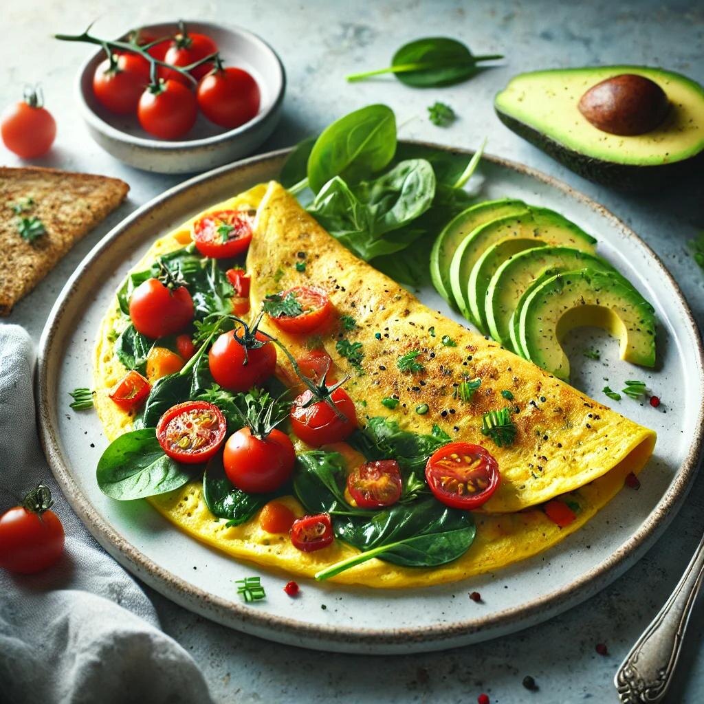 Омлет с овощами