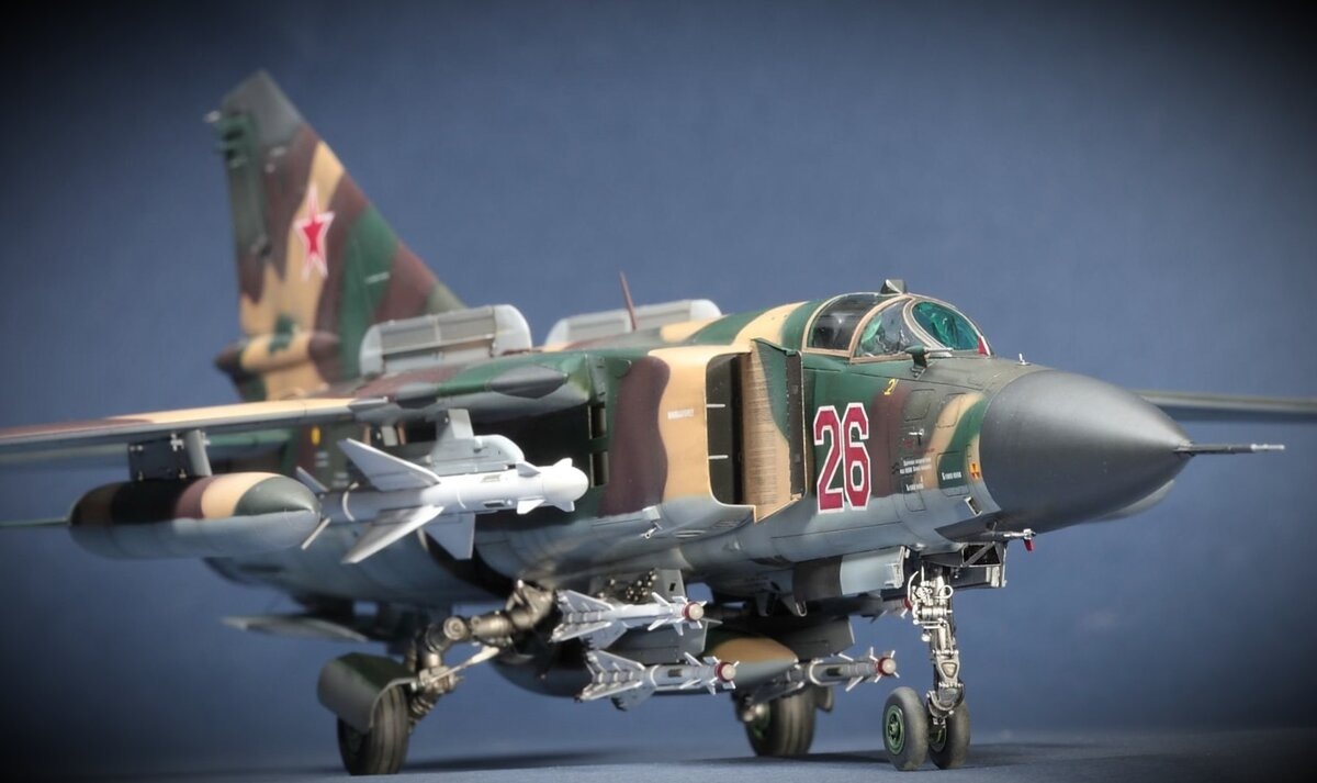 Модель истребителя МИГ-23. Изображение взято из открытого источника "Яндекс. Картинки"