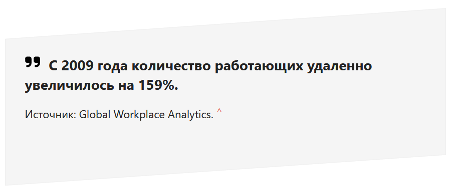 Рост числа удаленных работников за 14 лет составил 159%.