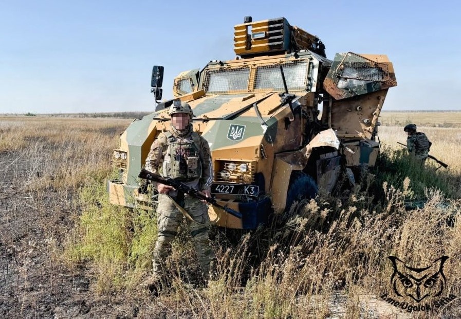 Трофейный турецкий бронеавтомобиль BMC Kirpi, источник – Телеграм-канал Уголок Ситха