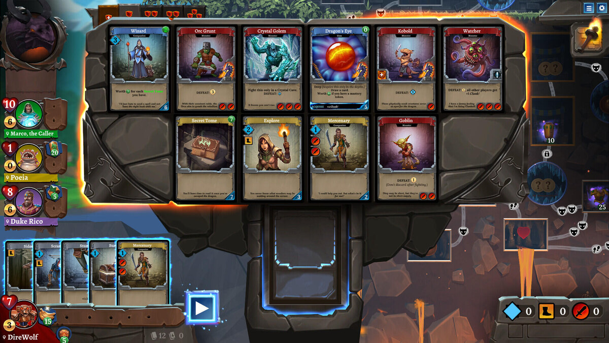    Галерея игры Clank!