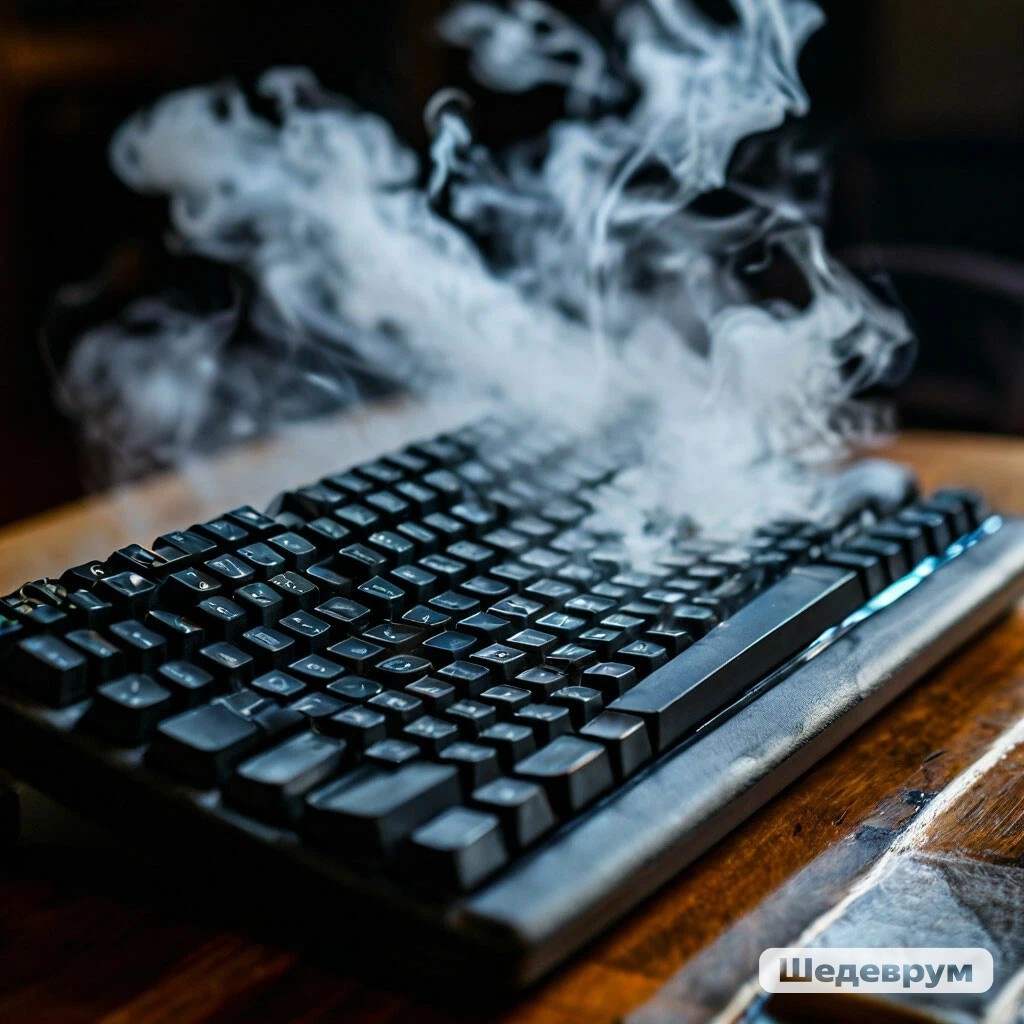 Вот примерно так, только без дыма.