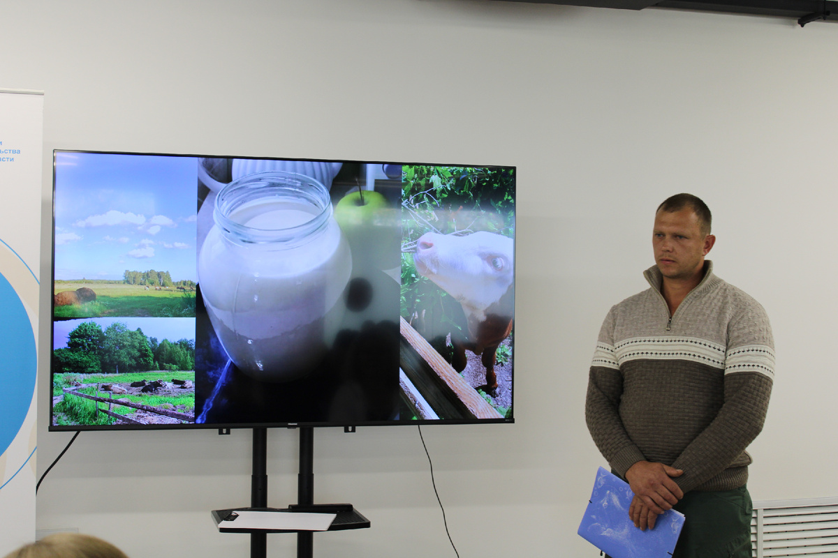 На защите проекта. 