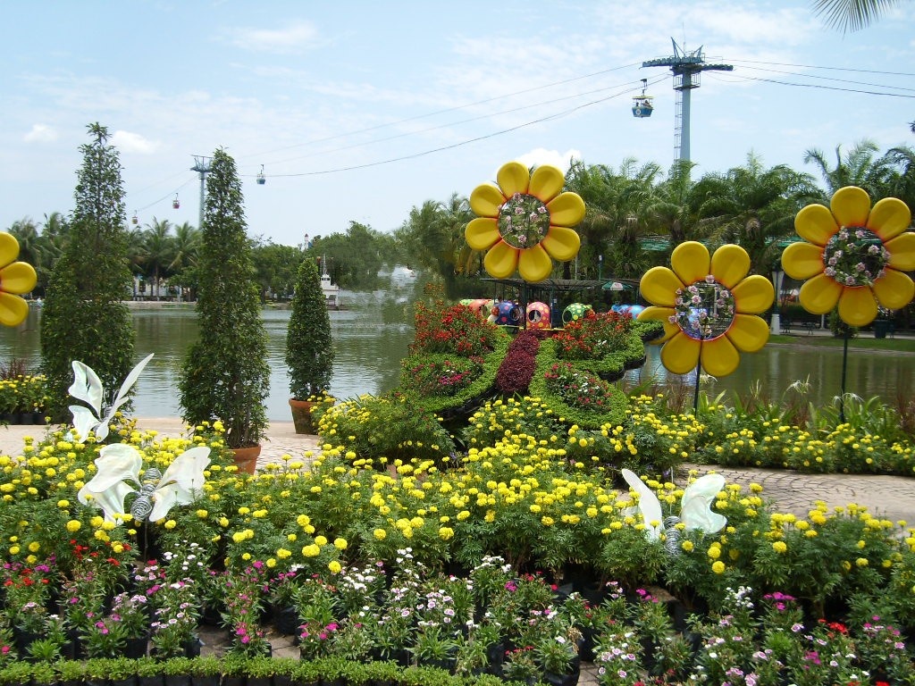 Через территорию парка проложена канатная дорога