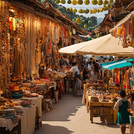 Картинка ярмарки украшений создана ИИ