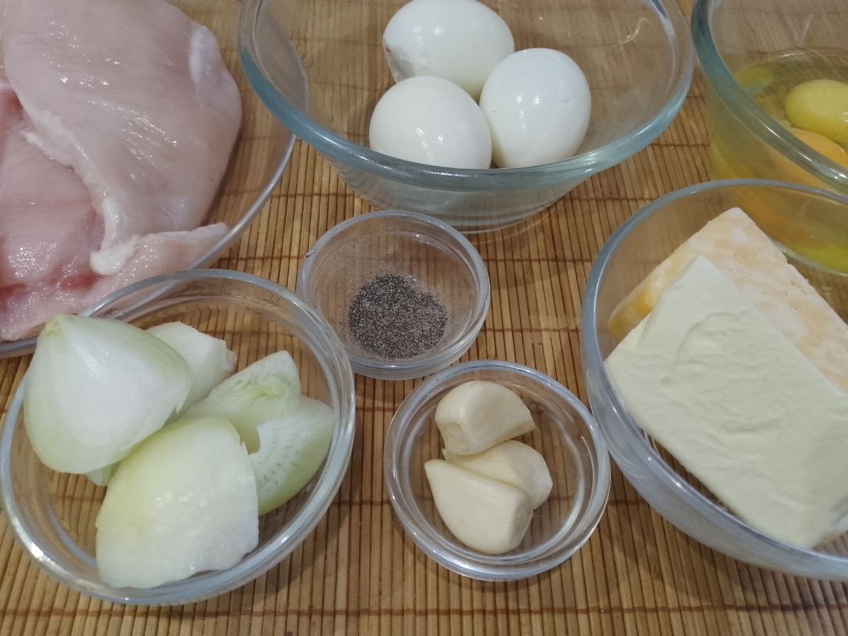 Ингредиенты для приготовления котлет