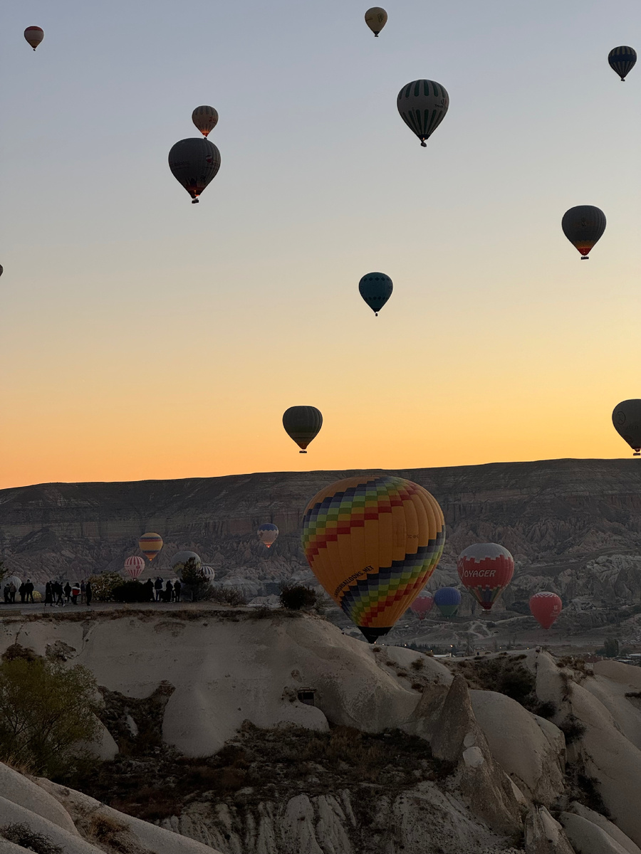 Рассвет в Каппадокии, октябрь 2024
