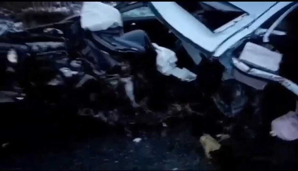    ДТП на Чуйском тракте. Источник: Пресс-служба Госавтоинспекции Новосибирской области