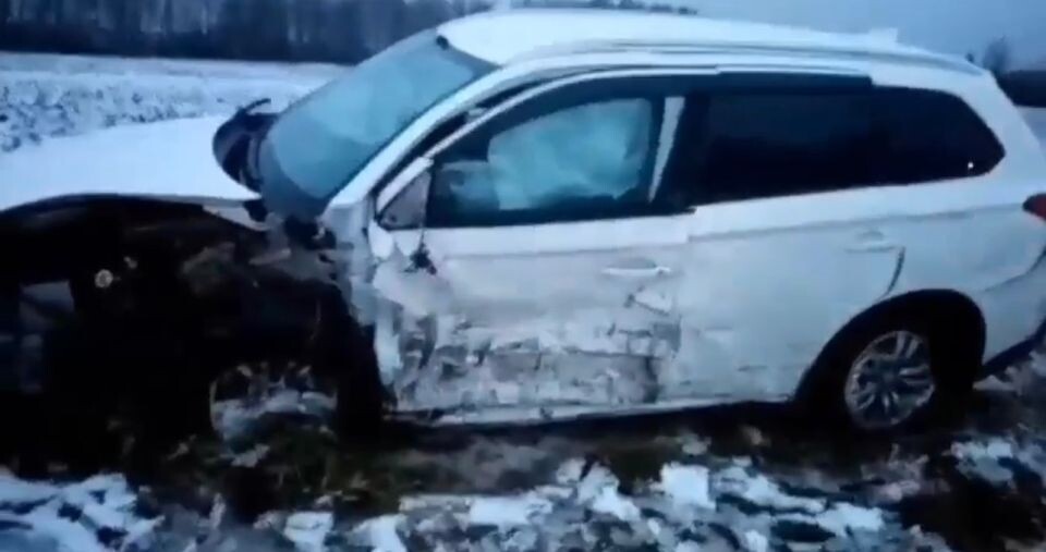    ДТП на Чуйском тракте. Источник: Пресс-служба Госавтоинспекции Новосибирской области