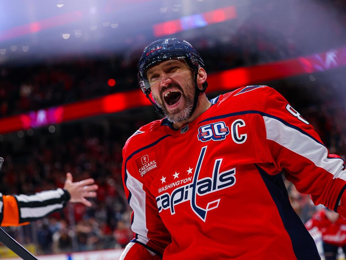    Хоккеист "Вашингтон Кэпиталз" Александр Овечкин© Фото : x.com/capitals