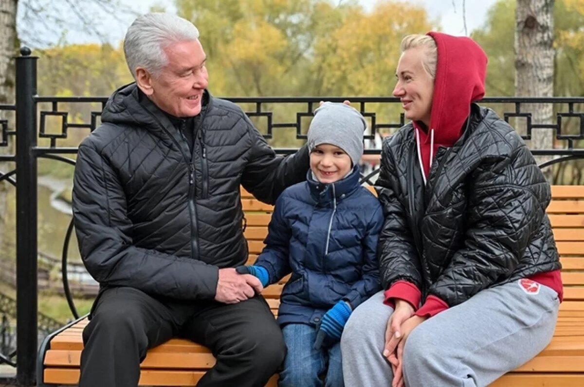    Москвичи поблагодарили Сергея Собянина за обновлённый парк.