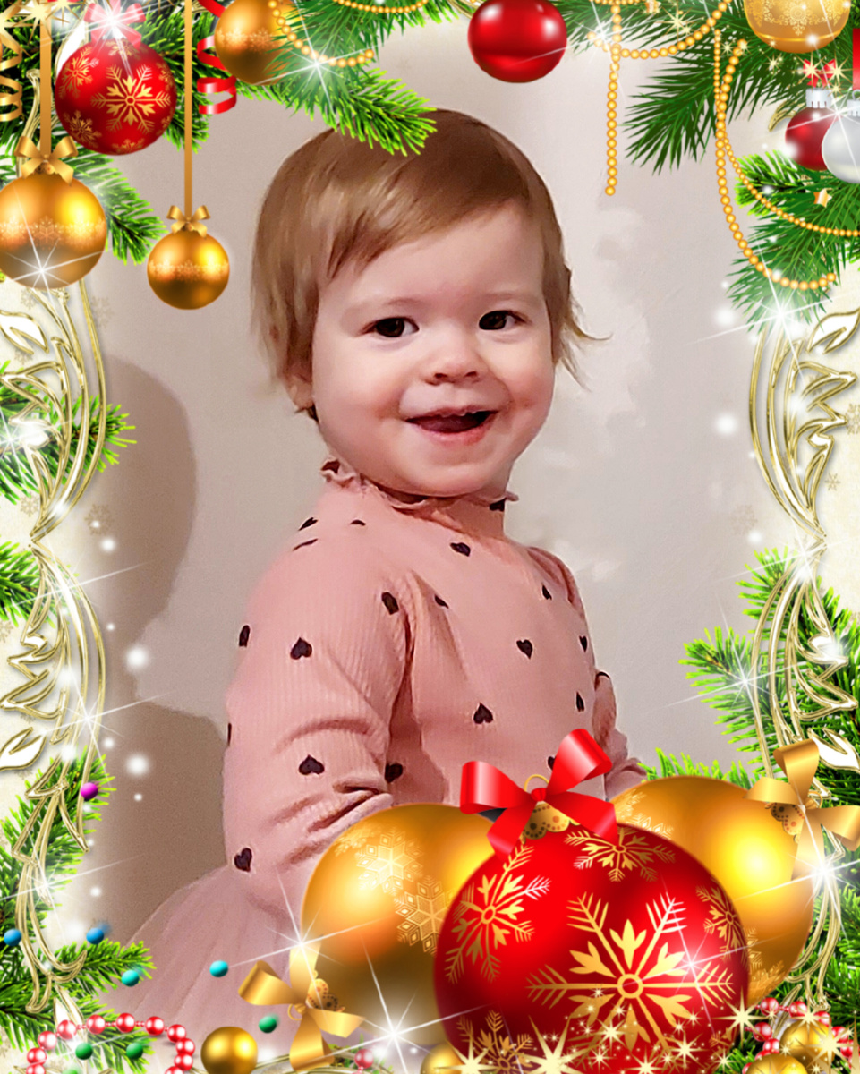 Анюта 1 год 8 месяцев (декабрь 2023г.)