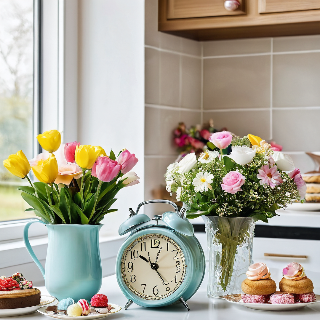 Вот, теперь у нас всегда будет 5 часов и всегда время пить чай! Как у того безумного шляпника, сумасшедшего кролика и мыши Сони.
