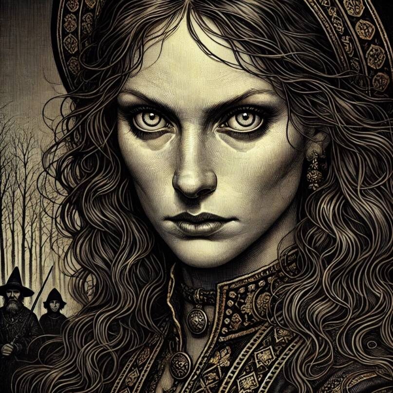 Образ Ядвиги сгенерированный нейросетью