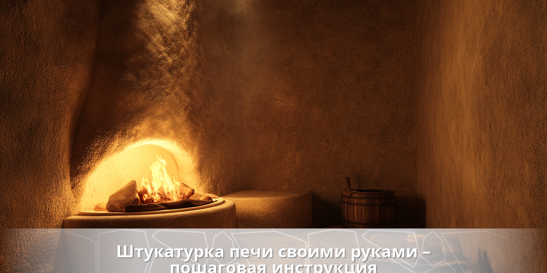Штукатурка печи своими руками – пошаговая инструкция