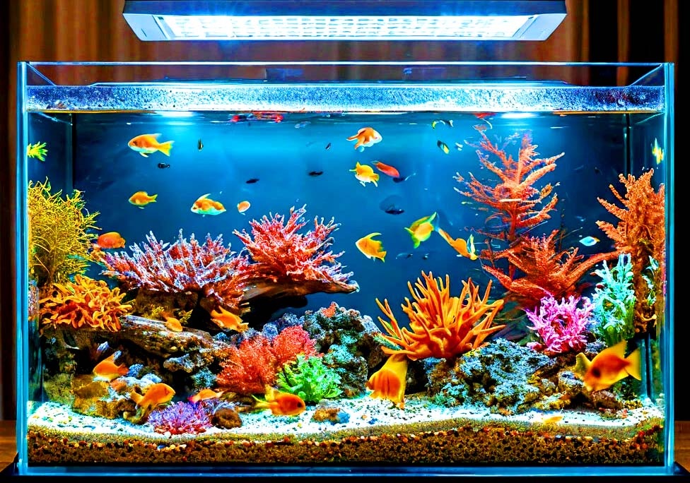 Светодиодная лампа для аквариума. Купить.