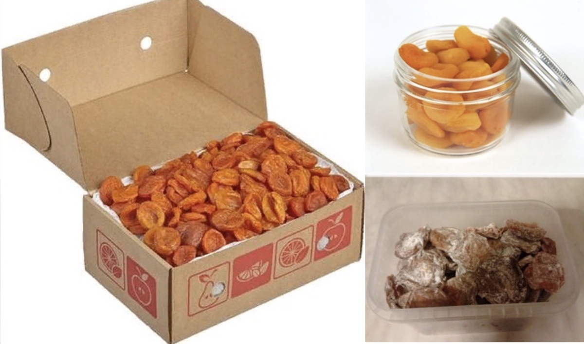 Варианты тары для хранения сухофруктов