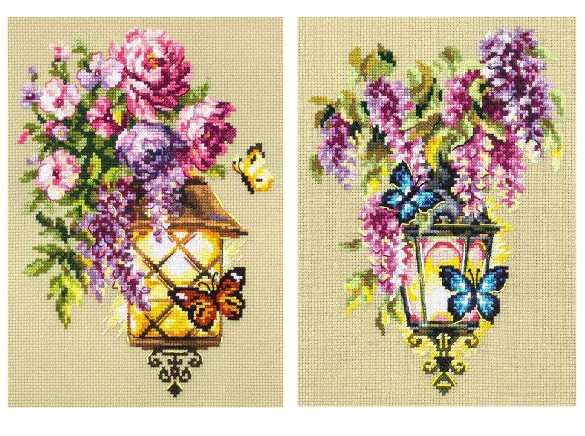 фото автора Любови Прусик. Картины крестиком, 23х17 см. 1.Свет Надежды 2. Свет Любви - https://www.hobbyportal.ru/shop/ART-P/