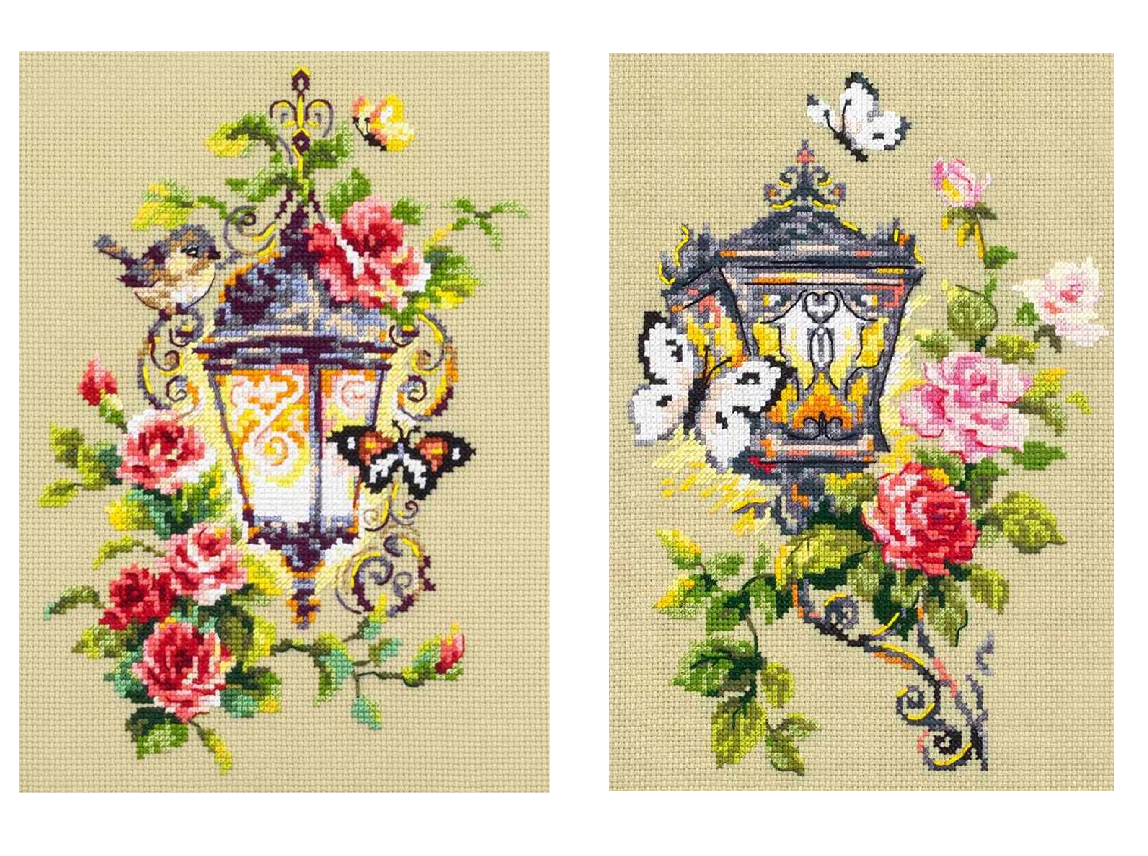 фото автора Любови Прусик. Картины крестиком, 23х17 см. 1.Свет Вдохновения 2. Свет Очарования - https://www.hobbyportal.ru/shop/ART-P/