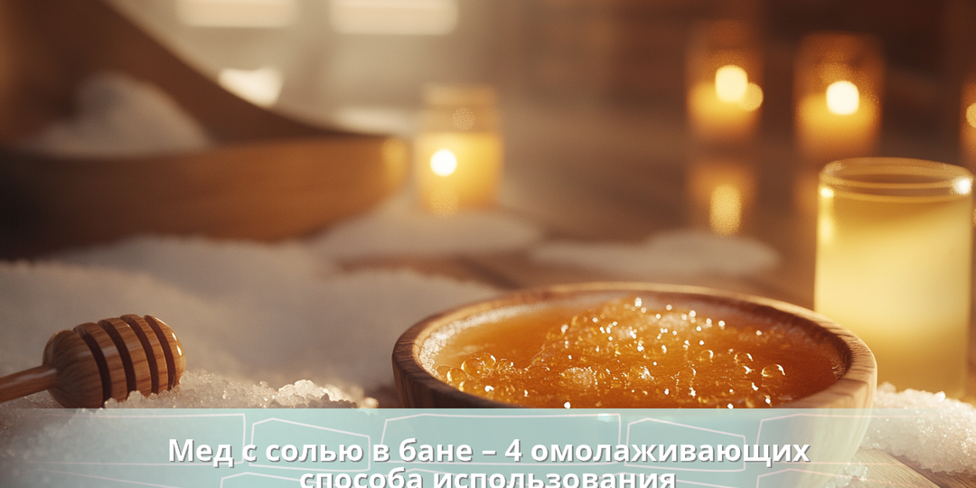Мед с солью в бане – 4 омолаживающих способа использования