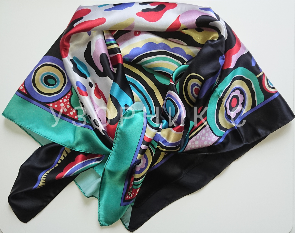 Платок "Зонтики", фото автора