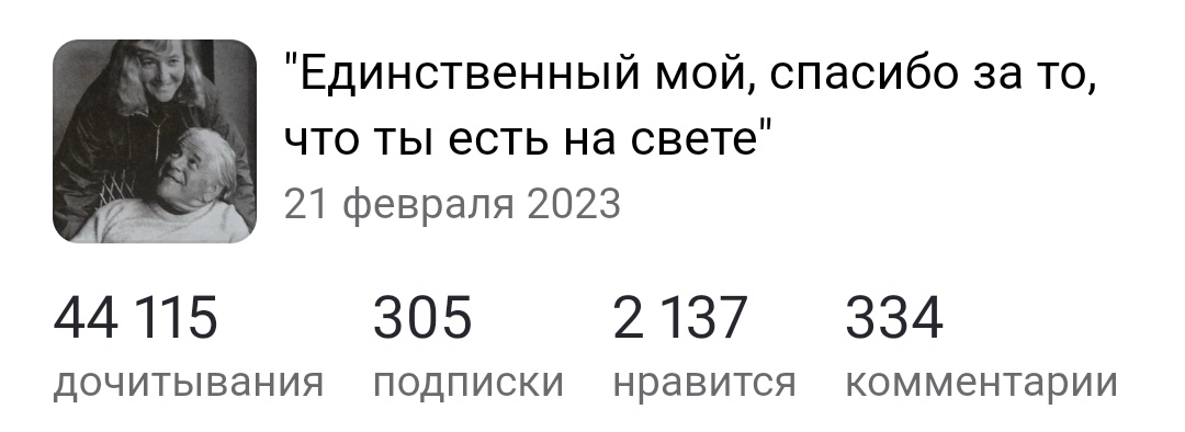 Скриншот статистики