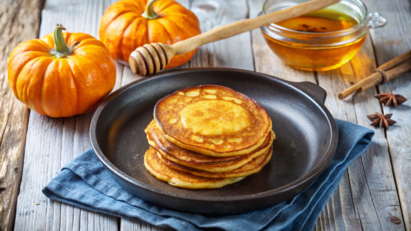Оладьи из тыквы простой пошаговый рецепт