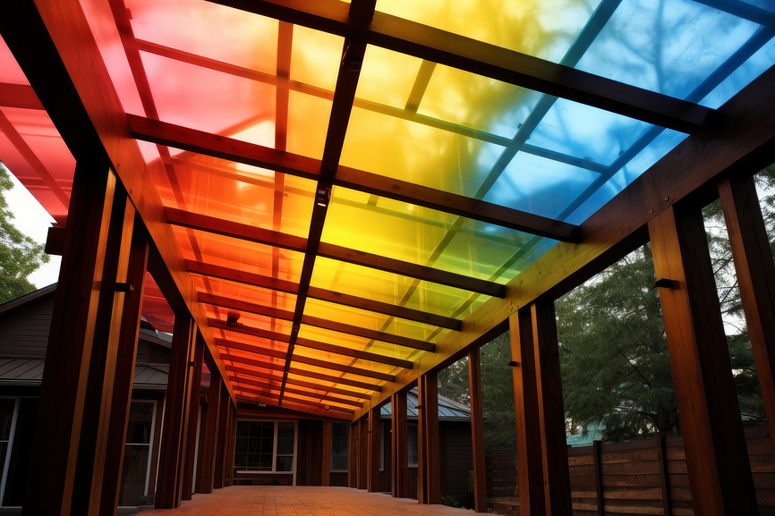 Крыша из поликарбоната