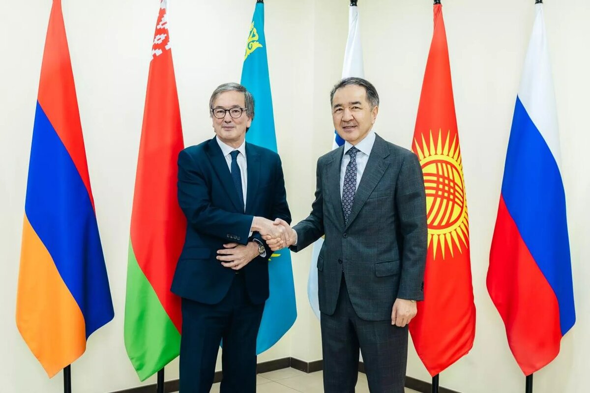 Бакытжан Сагинтаев провел переговоры с Послом Аргентины в России Энрике Игнасио Феррером Виейрой © Пресс-служба ЕЭК