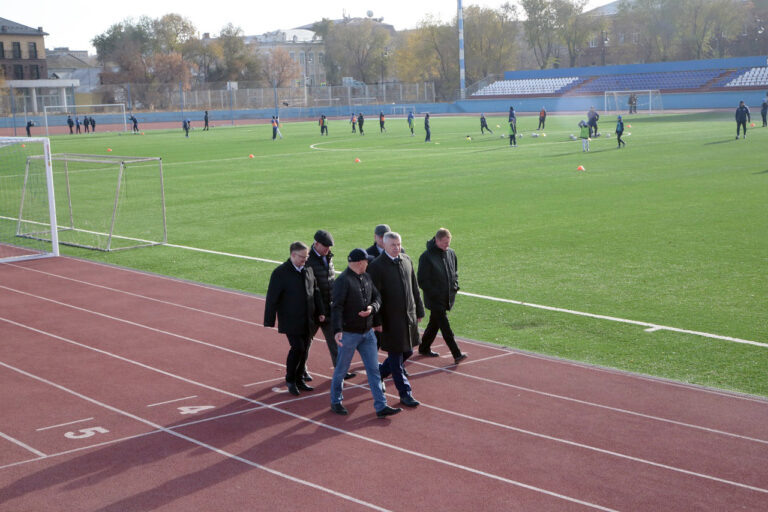    В Оренбурге после реконструкции открыли старейший стадион «Динамо» Антон Пичурин