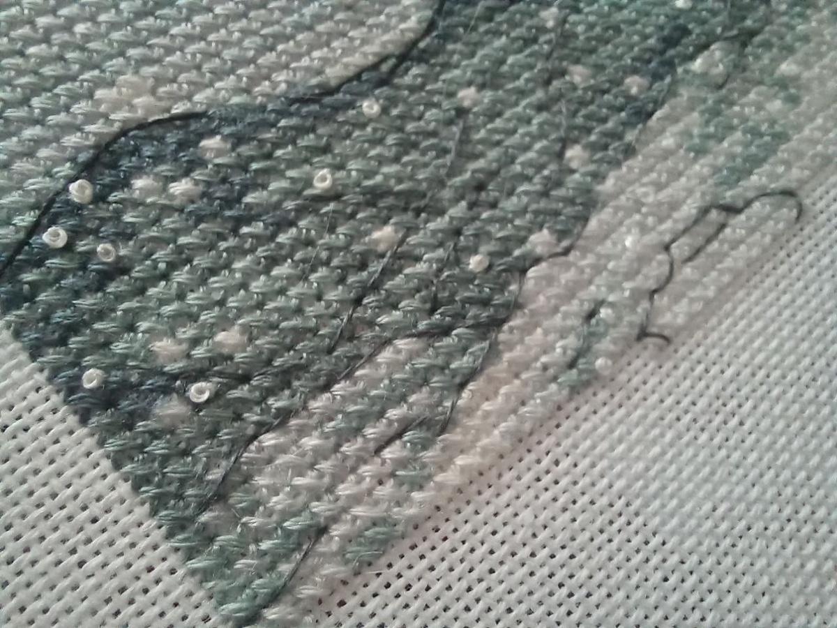 Фото моего процесса по схеме Екатерины Волковой