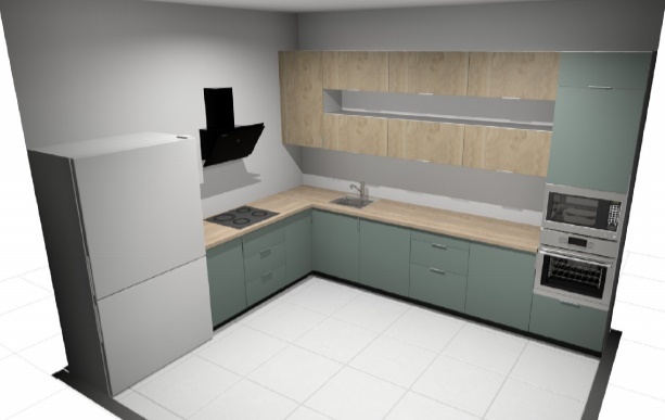 Вот такая получилась кухня!