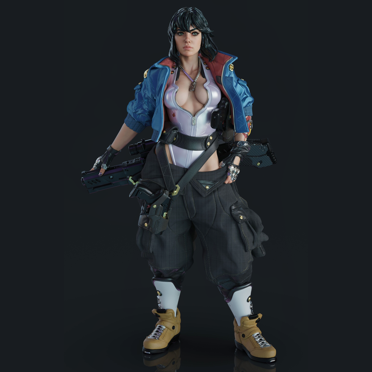 Полноразмерное изображение фигурки Мотоко Кусанаги Ghost in the Shell