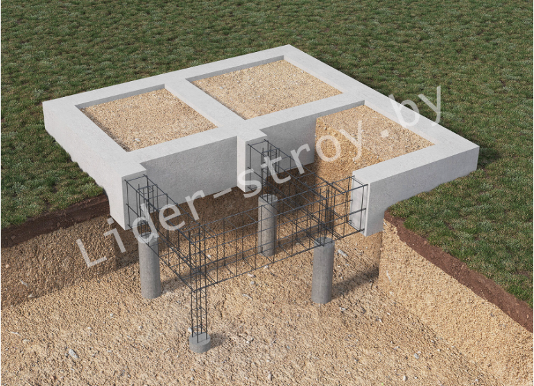 свайно-ростверковый фундамент под ключ