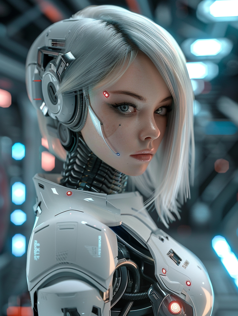 искусственный интеллект в форме женской кибернетической оболочки