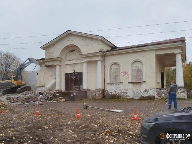 Снос вокзала. Фото: Фонтанка