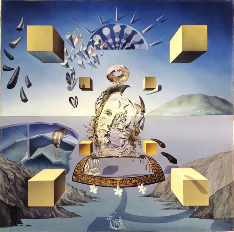 Сальвадор Дали. Галатея в момент творения. 1954